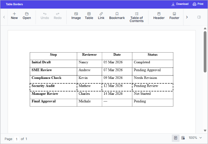 Web DOCX Editor