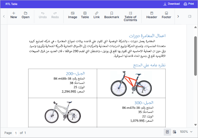 Web DOCX Editor
