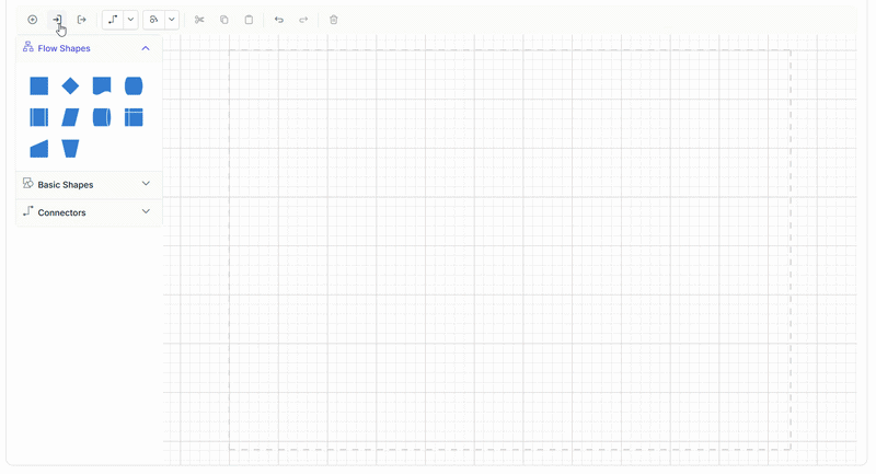 Visio importing in the React Diagram